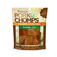 Pork Chomps Roasted Ear-shaped Pork Skin, 10 count Dog Chews
