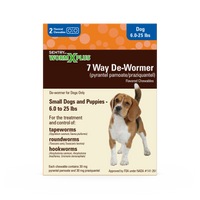 Sentry WormX Plus 7 Way DeWormer Dog SM 2CT