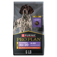 Purina Pro Plan High Protein Dog Food, Sport 30/20 Salmon and Rice Dog Food Dry Formula