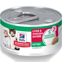 Hill's Science Diet Kitten Liver & Chicken Entree Canned Food