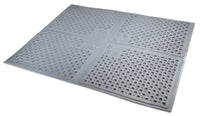 Petlinks Purr-fect Paws Multipurpose Cat Litter Mat - Large, Gray
