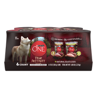 Purina ONE True Instinct Tender Cuts in Gravy With Real Turkey and Venison, and With Real Chicken and Duck High Protein Wet Dog Food Variety Pack