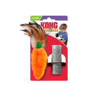 KONG Refillables Carrot w/Feather Top Cat Toy