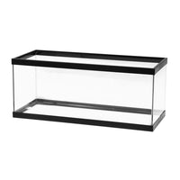 Aqueon Standard Glass Rectangle Aquarium Clear Silicone Black - 20 Gallon Long