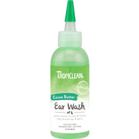 TropiClean Alcohol Free Ear Wash for Pets, 4oz