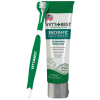 Vet's Best Dental Care Kit with Toothbrush and Gel 3.5ozVet's Best Dental Care Kit with Toothbrush and Gel 3.5oz