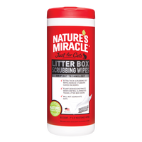 Nature's Miracle Just for Cats Litter Box Scrubbing Wipes 30ct