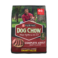 Purina Dog Chow Complete Adult Dry Dog Food Kibble Beef Flavor