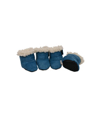 Celebrations 4pk Blue Ultra Suede Booties