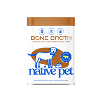 Native Pet Beef Bone Broth Powder Grain-Free Dog Food Topper, 4.75 oz
