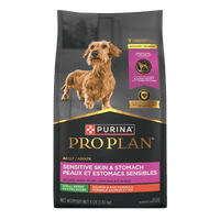 Purina Pro Plan Sensitive Skin and Stomach Dog Food Small Breed, Adult Salmon & Rice Formula