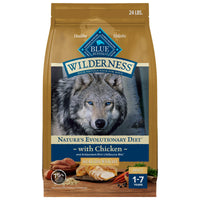 Blue Buffalo Wilderness Adult Weight Control Dry Dog Food With Real Chicken Plus Wholesome Grains, High-Protein Recipe, Made in the USA with Natural Ingredients, Chicken 24-lb Bag