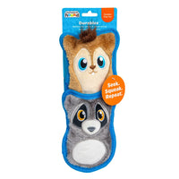 Outward Hound Durablez Squirrel/Raccoon 2/PK Dog Toys XS