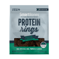 SmartBones Protein Rings Duck, Flax Seed & Pumpkin 5oz