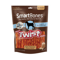 SmartBones Peanut Butter Twists Dog Treats
