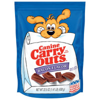 Canine Carry Outs Bacon Flavor Dog Treats