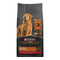 Purina Pro Plan Complete Essentials Shredded Blend Beef and Rice Dog Food Dry Formula with Probiotics for Dogs