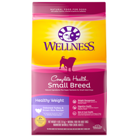 Wellness Complete Health Natural Small Breed Healthy Weight Turkey and Brown Rice Recipe Dry Dog Food