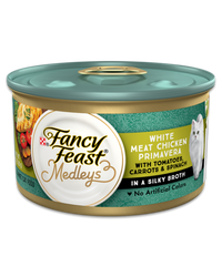 Fancy Feast Elegant Medleys White Meat Chicken Primavera Canned Cat Food