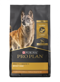Purina Pro Plan Bright Mind Adult 7plus Chicken & Rice Formula Dry Dog Food