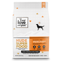 I and Love and You Grain Free Nude Super Food Poultry Palooza Dry Dog Food