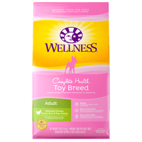 Wellness Toy Breed Complete Health Adult Deboned Chicken, Brown Rice & Peas Recipe Dry Dog Food