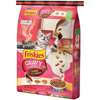 Friskies Gravy Swirlers Chicken & Salmon Flavor Dry Cat Food