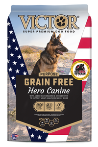 Victor Purpose Grain Free Hero Canine Formula with Glucosamine & Chondroitin Dry Dog Food