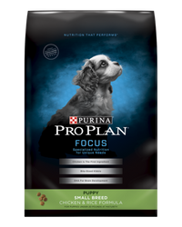 Purina Pro Plan Chicken & Rice Formula Puppy Small Breed Dry Dog Food