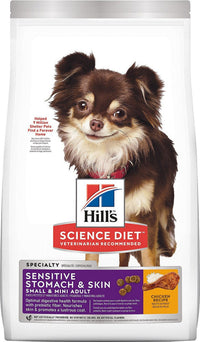 Hill's Science Diet Adult Sensitive Stomach & Skin Small & Mini Breed Chicken Recipe Dry Dog Food
