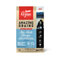 ORIJEN High Protein Amazing Grains Six Fish Recipe Dry Dog Food