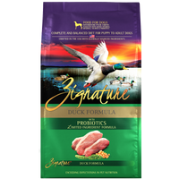 Zignature Duck Formula Dry Dog Food, 25lb