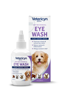 Vetericyn Plus Antimicrobial Eye Wash for Dogs & Cats, 3-ounce