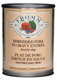 Fromm Four-Star Nutritionals® Shredded Pork in Gravy Entre Food for Dogs