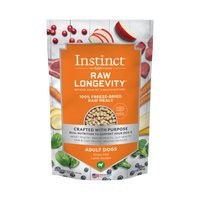 Instinct Raw Longevity Adult Freeze-Dried Lamb Bites Dog Food, 9.5 oz. Bag